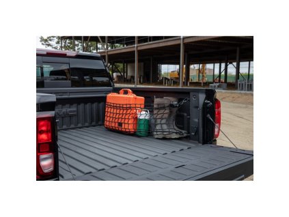 GMC Sierra 1500, a 5-a generație, plasă despărțitoare de pat pentru utilizare grea cu întinzător de frânghie și cârlige în S de la LoadTamer™