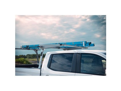 Portascala in alluminio con estensione Cantilever Cab-Over GMC Sierra 1500 di quinta generazione di TracRac®, Thule®