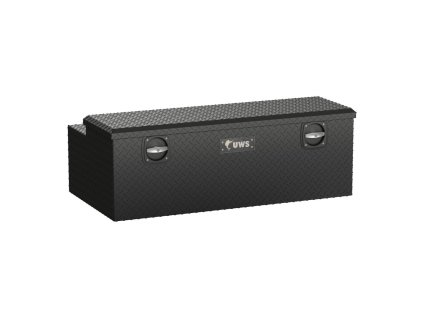 GMC Sierra 1500 5th gen 48 inch Secure Lock Aluminum Chest Box in Matte Black by UWS®