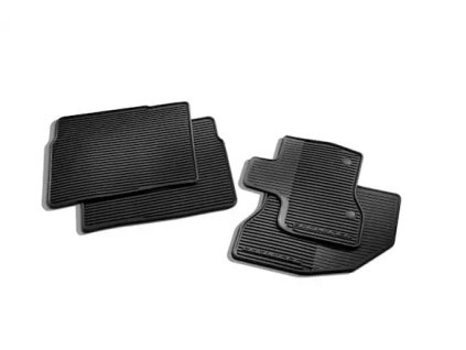 Ford Explorer 5.gen Black Covorașe de cauciuc din 4 piese pentru orice vreme