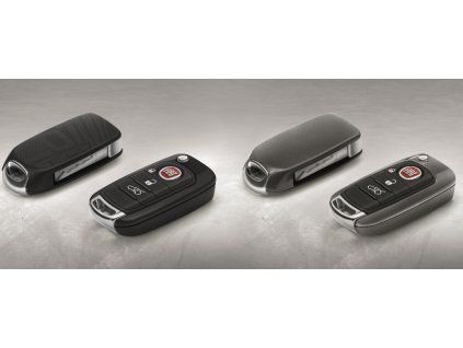 Fiat Tipo Coques de clé, noir mat, gris brillant