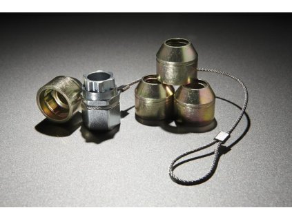 Lincoln Navigator 3.gen, Ford F-150 Galvanized wheel lock set for hidden eyes