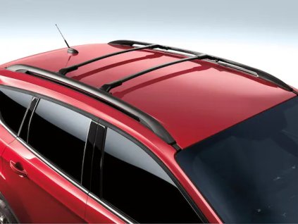 Ford Escape 3.gen Czarne relingi dachowe