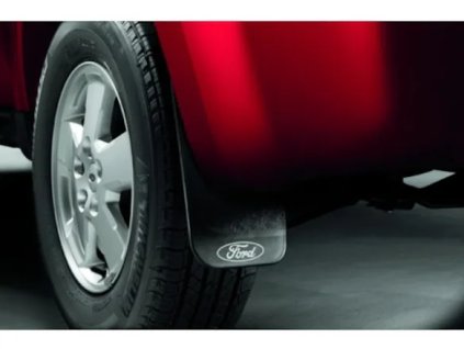 Ford Escape 3. Generation Flachschwarzer Heckstoßstangenschutz – Paar