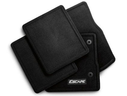 Ford Escape 3.gen Jeu de 4 tapis de sol en moquette noirs Charcoal