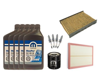 EC1 olej, filtr + vzduchový, klima filtr + zapalovací svíčky