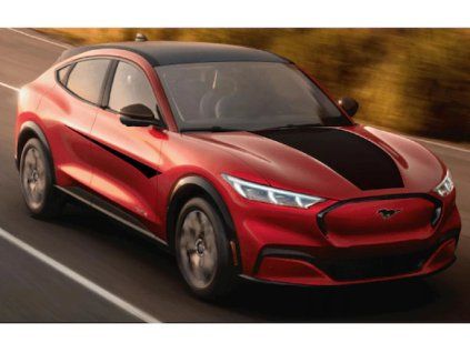 Ford Mustang Mach-E Jeu de bandes sport noir mat