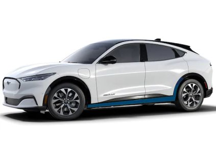 Ford Mustang Mach-E Sada ochranných fólií pro spodní boční panely Rockeru s vysokým leskem 10 ks