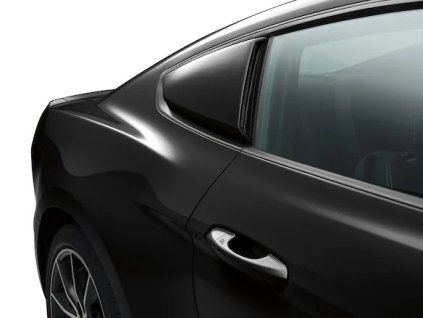 Ford Mustang 6.gen Air Design® Persiennes de vitres de custode Noir absolu