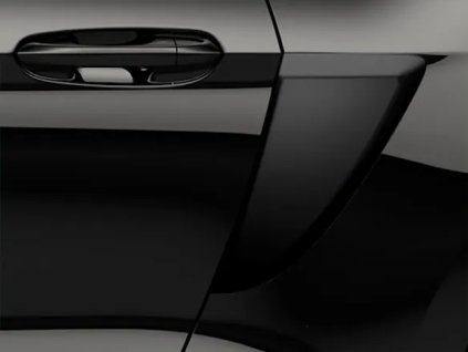 Ford Mustang 6th gen Air Design® side panel shade in shadow black