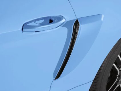 Ford Mustang 6th gen Air Design® Chroma crystal blue side scoop