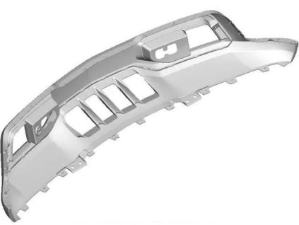 Chevrolet Silverado 1500 4a generazione Parte inferiore del paraurti anteriore