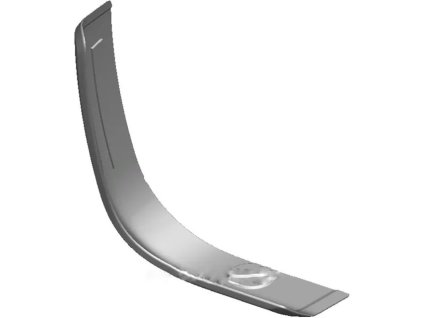 Chevrolet Silverado 1500 4.gen Ochranná podložka nárazníku - levá