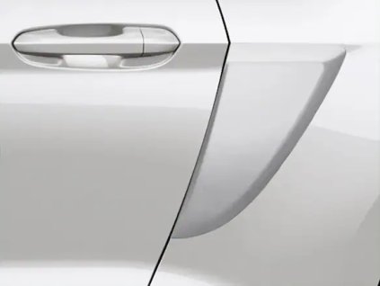 Ford Mustang 6. Generation Air Design® Weiße Oxford-Seitenabdeckung
