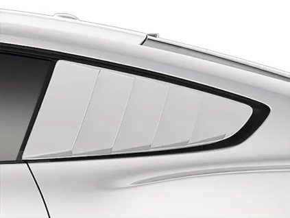 Ford Mustang 6. generációs zsalugáteres Air Design® ikonikus ezüst/Radiance ezüst negyed ablak
