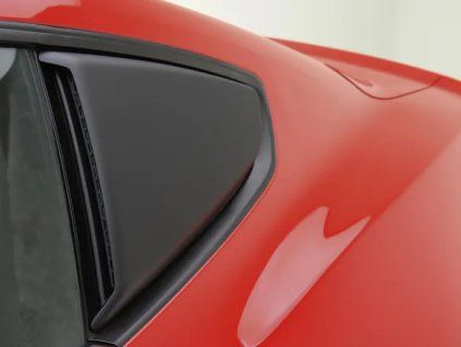 Ford Mustang 6.gen Air Design® Cubierta de panel lateral negro satinado