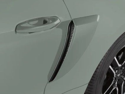Ford Mustang 6.gen Air Design® Écopes latérales Gris Cactus