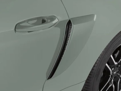 Ford Mustang 6th Gen Air Design® Cactus Grey Sidespoon