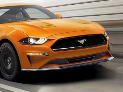 Ford Mustang 6.gen Sada matně černého předního rozdělovače Air Design®
