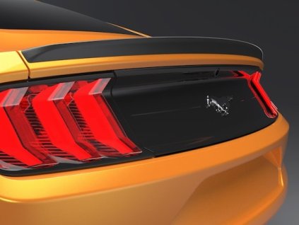 Ford Mustang 6.gen Air Design® Černý saténový spoiler zadního okraje