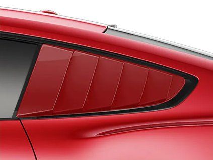 Ford Mustang 6.gen Air Design® Persiennes de fenêtre de custode Rouge rubis