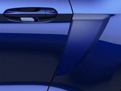 Ford Mustang 6.gen Air Design® Kona Azul panel lateral