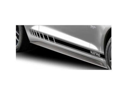 Ford Mustang 6.gen Kit de bandes racing blanc brillant