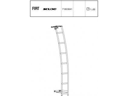 Fiat Scudo-Treppe für ein hohes Dach