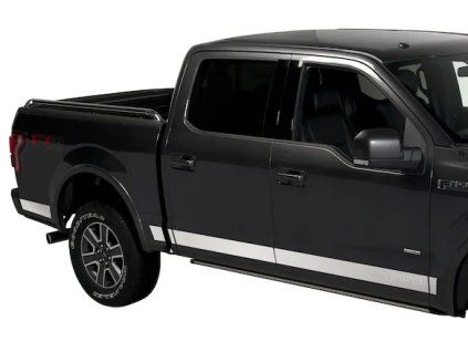 Ford F-150 Moldura lateral cromada 6,5' Bed size para Super Cab
