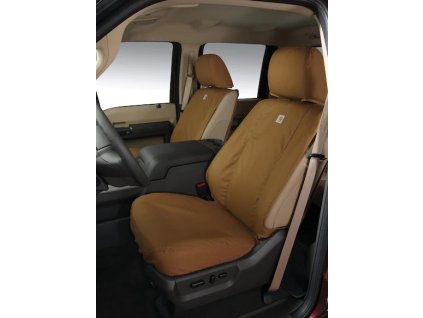 Ford F-150 Covercraft Carhartt Potahy zadních sedadel 60/40 bez loketní opěrky v hnědé barvě