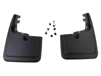 Ford F-150 Formowane osłony przeciwbryzgowe w kolorze czarnym, para przednia do F-150 Lightning