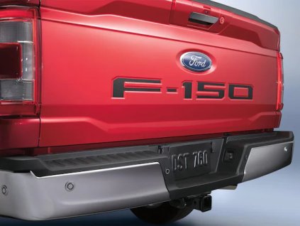 Ford F-150 Lesklý černý nápis na zadních dveřích
