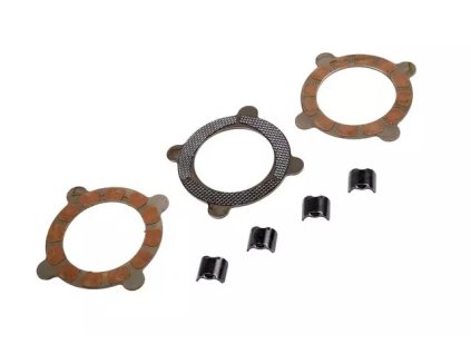 Cadillac Escalade Complete clutch disc set with differential lock guides on passenger side