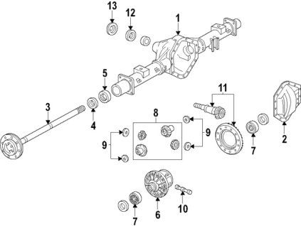 Cadillac Escalade Couronne et pignon