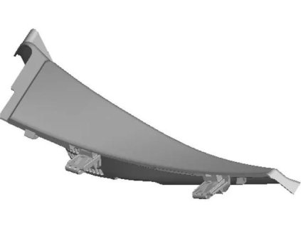 Chevrolet Silverado 1500 4.gen Prodloužení panelu mřížky přívodu vzduchu na straně řidiče