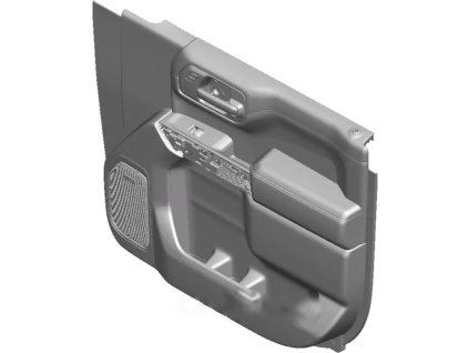 Chevrolet Silverado 1500 4.gen Černé obložení dveří spolujezdce 84982416, 85101294