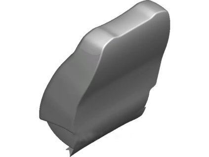 Chevrolet Silverado 1500 4.gen Černý potah opěradla sedadla řidiče 84672224