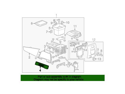 Cadillac Escalade Břidlicová strana řidiče Přední podlahová konzola Boční obkladový panel 23104942, 23483069