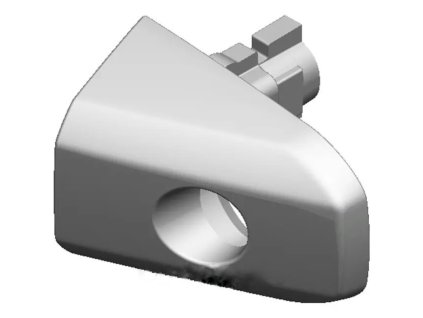 Chevrolet Silverado 1500 4.gen Kryt vnější kliky dveří - černý