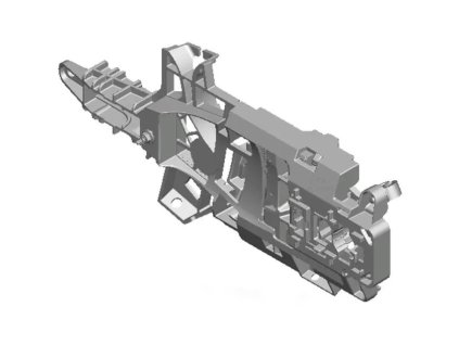 Chevrolet Silverado 1500 4.gen Držák vnější kliky zadních dveří na straně řidiče 13536921