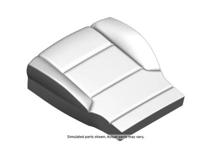 Cadillac Escalade Tmavě popelavě šedý potah sedáku předního sedadla spolujezdce 23438515, 84206297