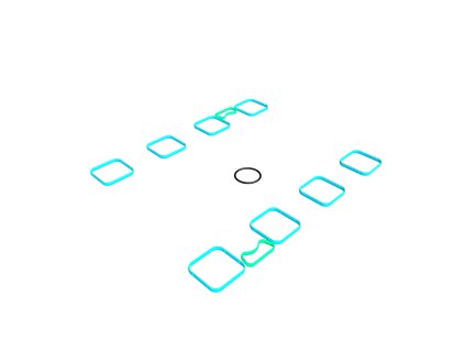 Mopar Intake manifold gasket kit