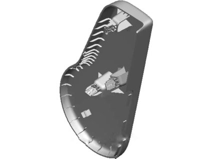 Chevrolet Silverado 1500 4th gen Seat hinge cover - right front