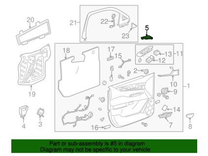 Cadillac Escalade Choccachino utasoldali első ajtó oldalsó kartámasz csésze csavarfedél