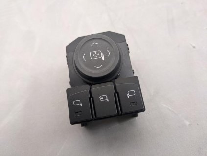 Cadillac Escalade Černý spínač dálkového ovládání vnějšího zpětného zrcátka na straně řidiče 23488412