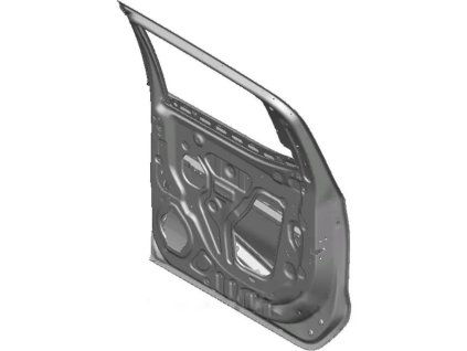 Chevrolet Silverado 1500 4.gen Skořepina pravých zadních dveří 84608652, 84829351