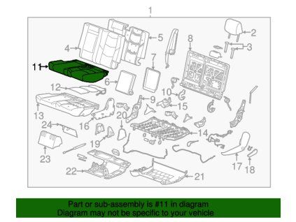 Funda de almohada Cadillac Escalade