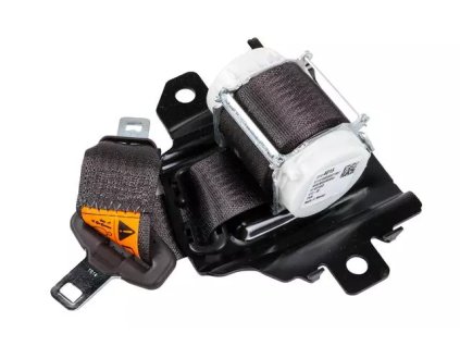 Cadillac Escalade Cocoa 3rd row center seat belt with retractor