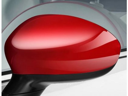 Abarth/Fiat 500/Grande Punto/EVO Mirror covers, red