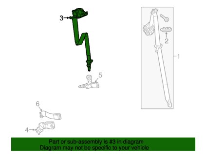 Cadillac Escalade Bederní a ramenní pás
